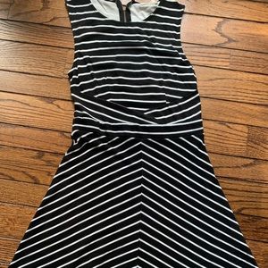 Black Striped Dress